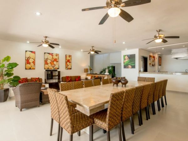 Oceanfront Luxury Vacation Villa in Tulum 1500sq ft Pool Staff