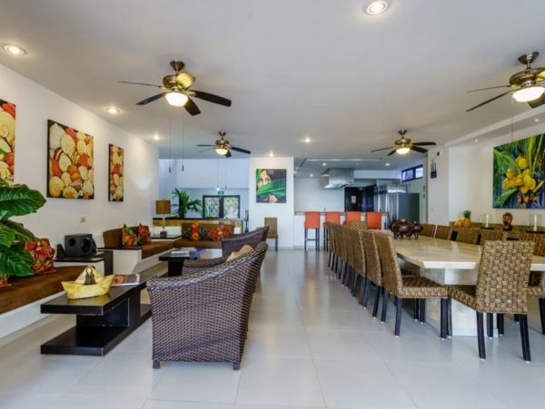 Oceanfront Luxury Vacation Villa in Tulum 1500sq ft Pool Staff