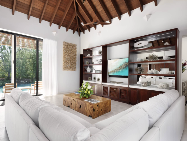 Turks & Caicos Pure Luxury Villa Pool Staff Views