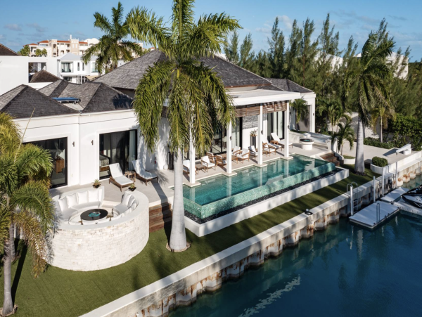 Turks & Caicos Pure Luxury Villa Pool Staff Views