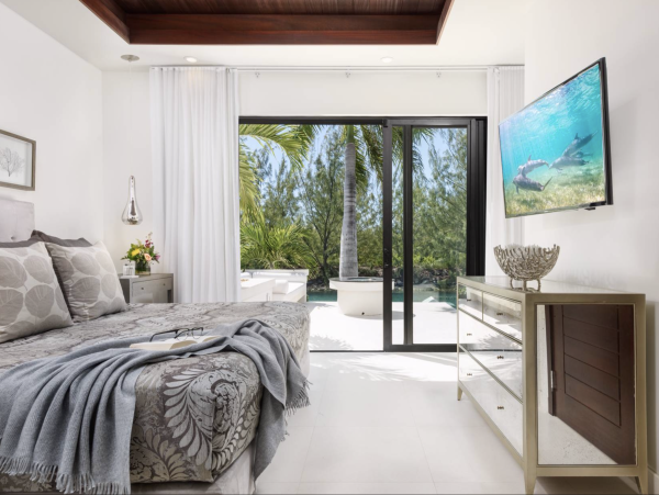 Turks & Caicos Pure Luxury Villa Pool Staff Views