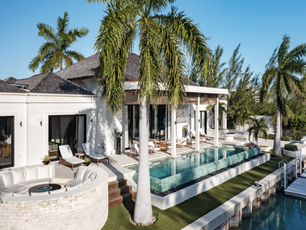 Turks & Caicos Pure Luxury Villa Pool Staff Views