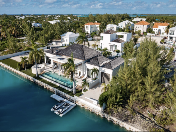 Turks & Caicos Pure Luxury Villa Pool Staff Views