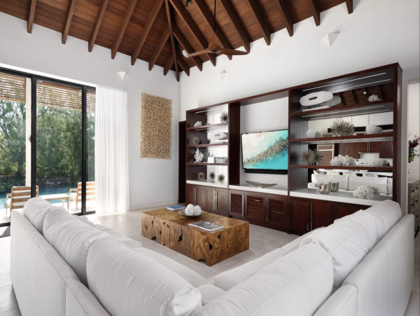 Turks & Caicos Pure Luxury Villa Pool Staff Views