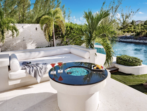 Turks & Caicos Pure Luxury Villa Pool Staff Views