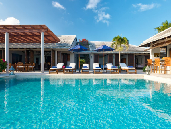 Oceanfront Turks and Caicos Vacation Home Four Bedroom
