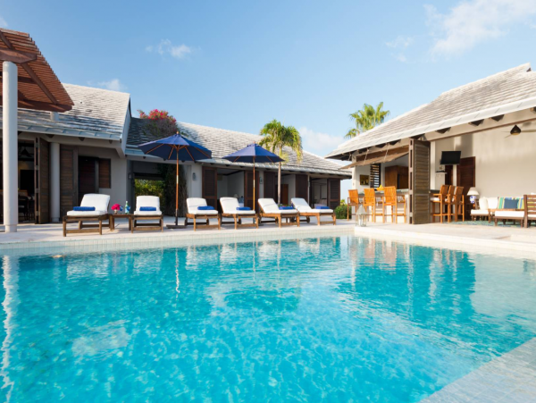 Oceanfront Turks and Caicos Vacation Home Four Bedroom