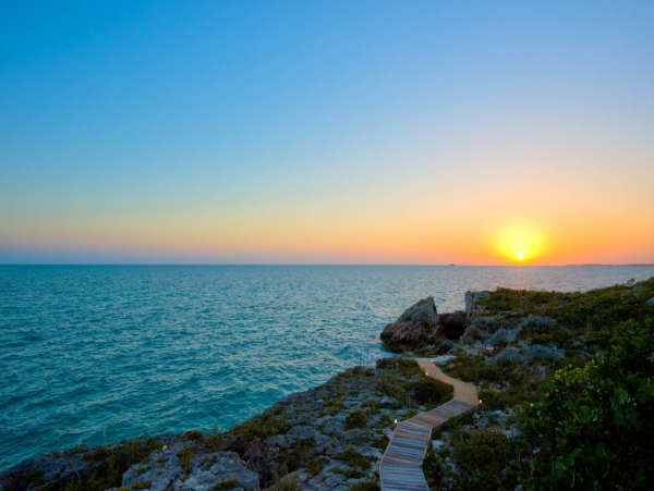 Oceanfront Turks and Caicos Vacation Home Four Bedroom
