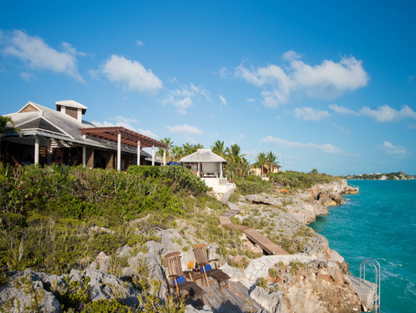 Oceanfront Turks and Caicos Vacation Home Four Bedroom