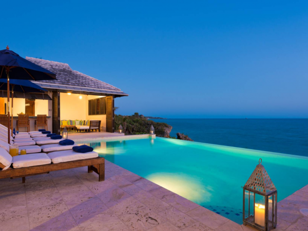 Oceanfront Turks and Caicos Vacation Home Four Bedroom