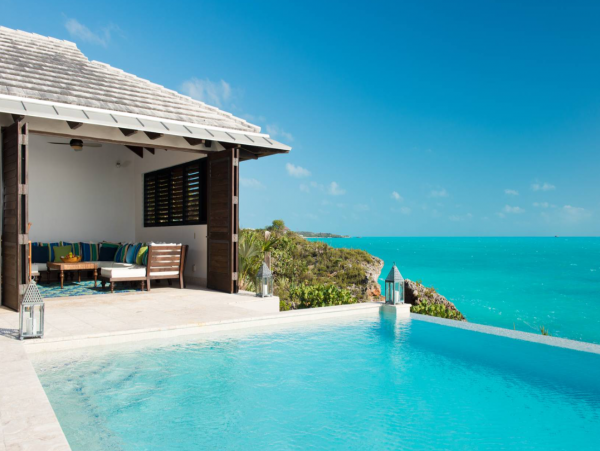 Oceanfront Turks and Caicos Vacation Home Four Bedroom
