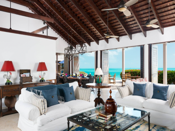 Oceanfront Turks and Caicos Vacation Home Four Bedroom