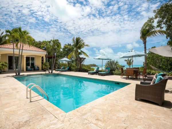 Turks & Caicos Beachfront Five Bedroom Vacation Villa