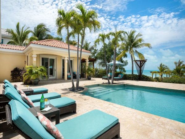 Turks & Caicos Beachfront Five Bedroom Vacation Villa