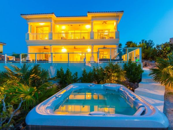 On Beach Turks and Caicos Vacation Home Four Bedroom