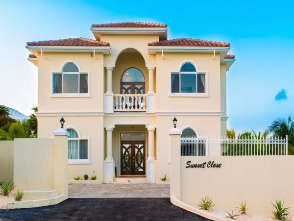 On Beach Turks and Caicos Vacation Home Four Bedroom