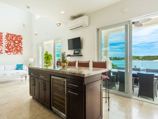 On Beach Turks and Caicos Vacation Home Four Bedroom