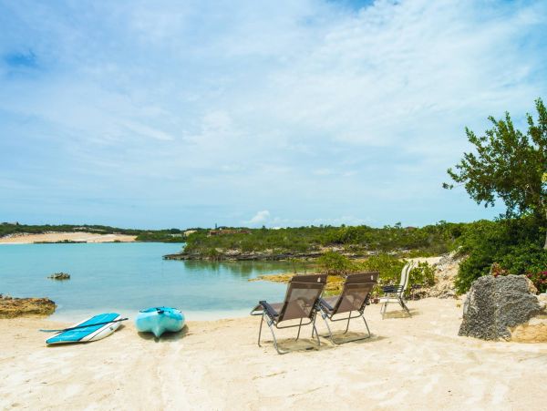 On Beach Turks and Caicos Vacation Home Four Bedroom