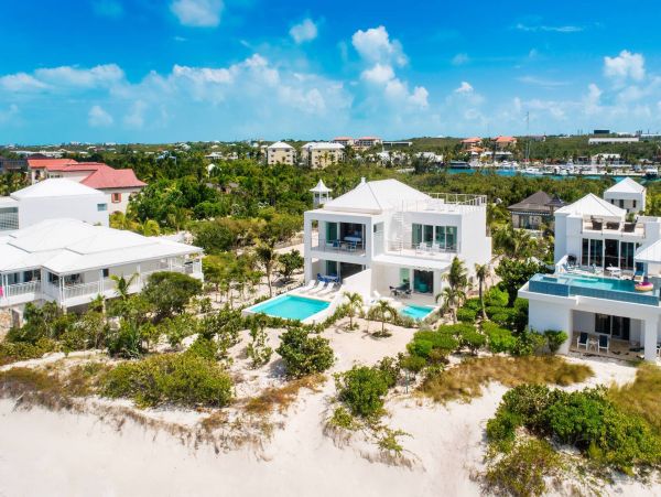 Modern Three-Level Vacation Rental with Full Ocean View