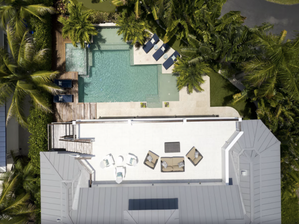 Aerial View of the property - roof top deck.