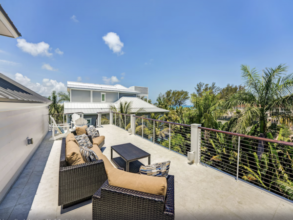 Rooftop deck with 360 degree of breathtaking views of the Gulf and intracoastal