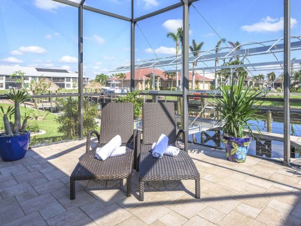 Cape Coral Vacation Pool Home Four Bedroom