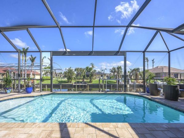 Cape Coral Vacation Pool Home Four Bedroom