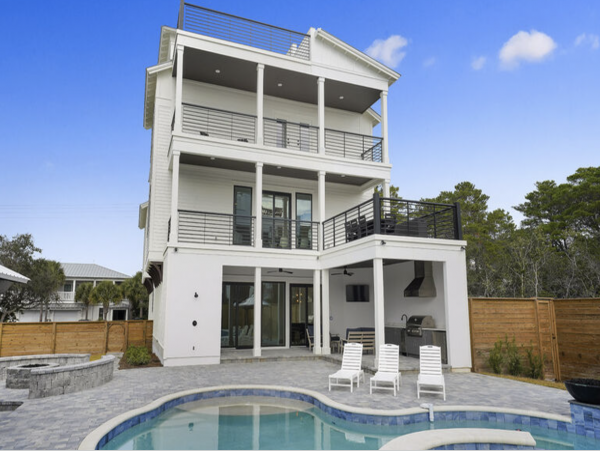 Luxury Nine Bedroom Vacation Home Close to Beach Sleeps 28