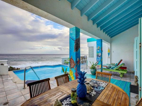 Oceanfront Charming Vacation Villa in St. Croix with Private Pool