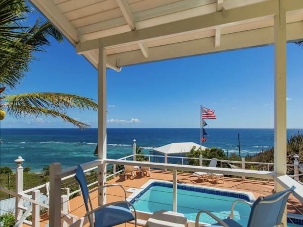 Ocean Views St. Croix Vacation Home Three Bedroom