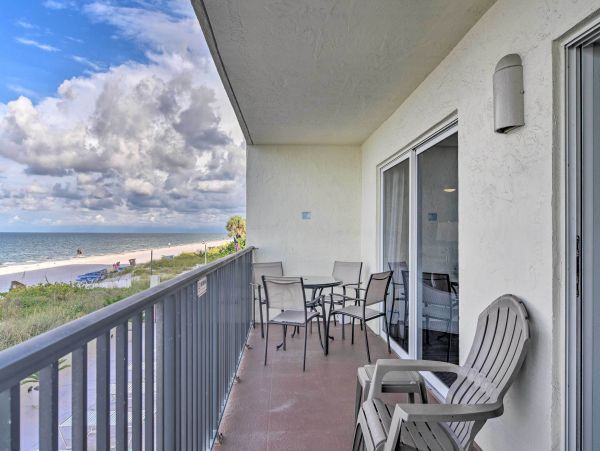 Gulf Front Madeira Beach Vacation Condo Two Bedroom