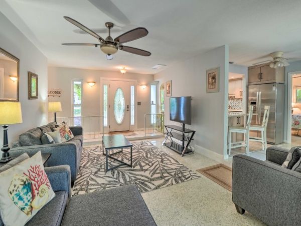 Three Bedroom Walk to Beach Vacation Rental in Largo