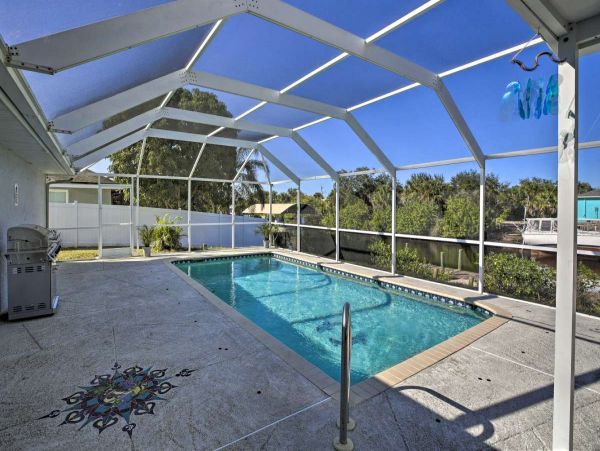Port Charlotte Vacation Home Three Bedroom Canal Views