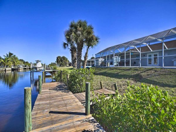 Port Charlotte Vacation Home Three Bedroom Canal Views