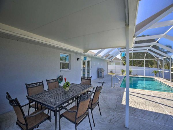 Port Charlotte Vacation Home Three Bedroom Canal Views