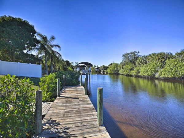 Port Charlotte Vacation Home Three Bedroom Canal Views