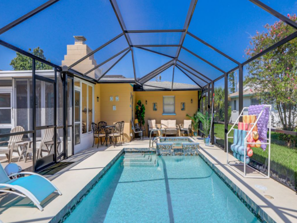 Englewood Beach Relaxing Vacation Home with Private Pool & Dock