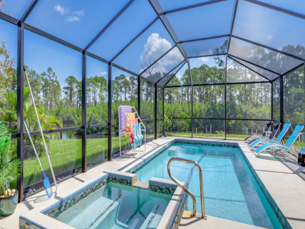 Englewood Beach Relaxing Vacation Home with Private Pool & Dock