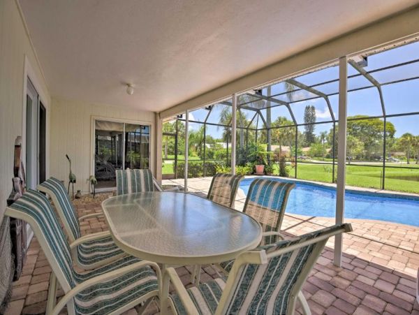 Sarasota Vacation Pool Home Three Bedroom