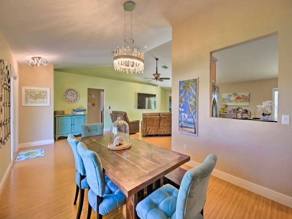 Charming Vacation Pool Home in Marco Island Sleeps 8 Guests