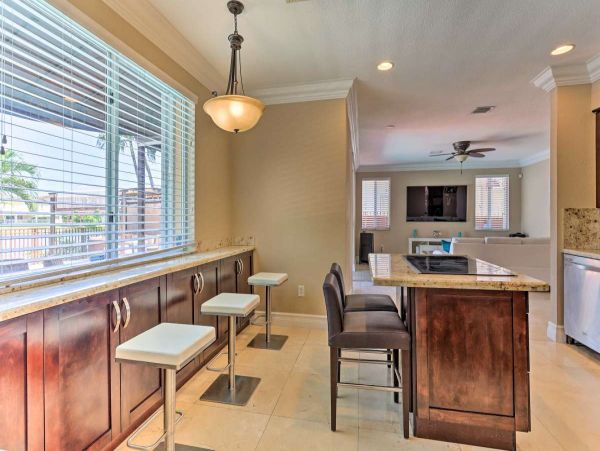 Miami Beach 4 Bedroom Home with Pool & Dock