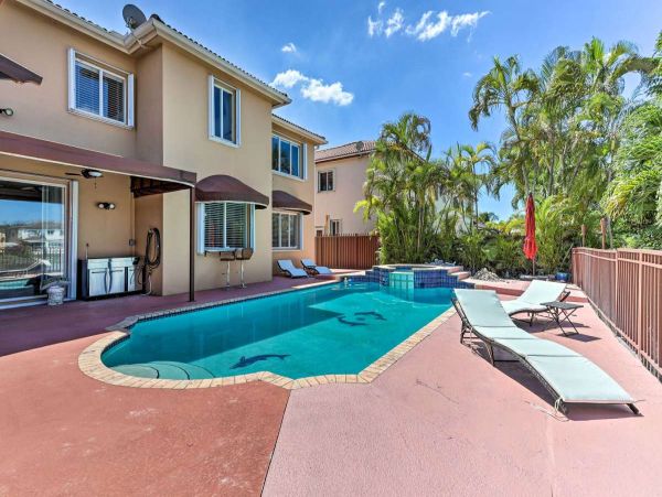 Miami Beach 4 Bedroom Home with Pool & Dock