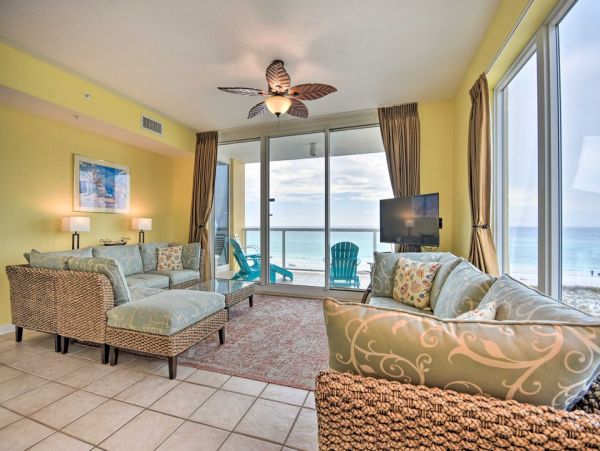 Navarre Beach Three Bedroom Vacation Condo Right on the Beach