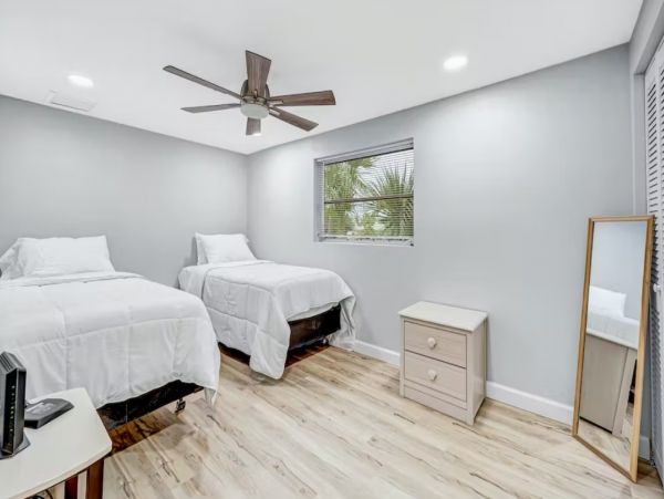 Lovely 3 Bedroom Home Steps from a Private Beach