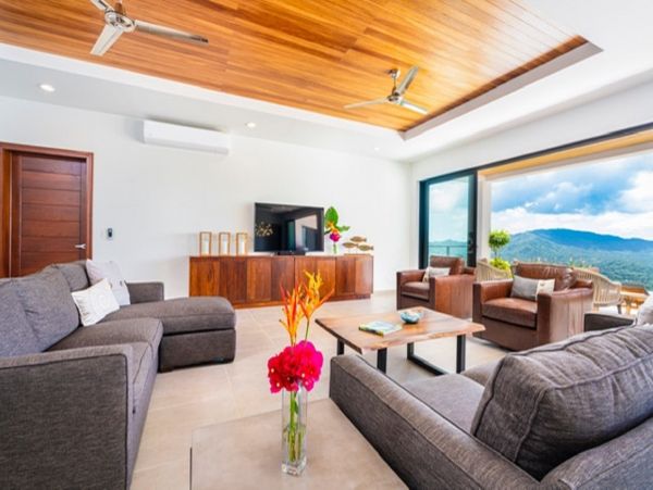 Mountain & Ocean View Four Bedroom Vacation Home in Playa Potrero