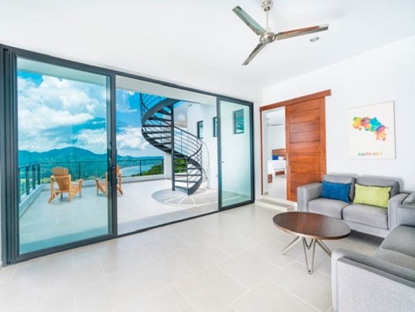 Mountain & Ocean View Four Bedroom Vacation Home in Playa Potrero
