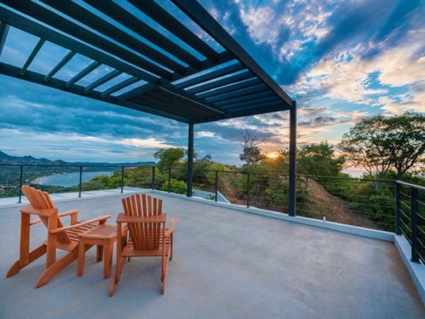 Mountain & Ocean View Four Bedroom Vacation Home in Playa Potrero