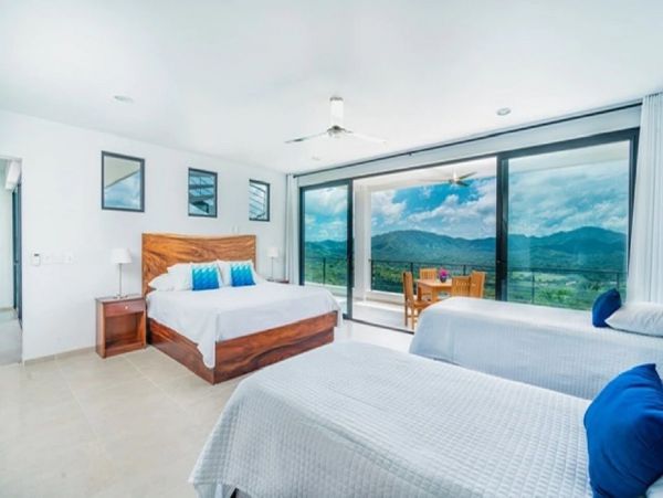 Mountain & Ocean View Four Bedroom Vacation Home in Playa Potrero