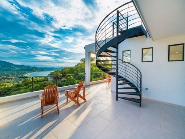 Mountain & Ocean View Four Bedroom Vacation Home in Playa Potrero