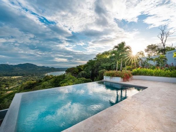 Mountain & Ocean View Four Bedroom Vacation Home in Playa Potrero